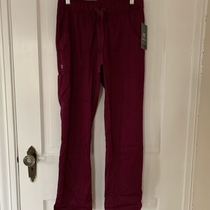 Maevn wine scrub pants